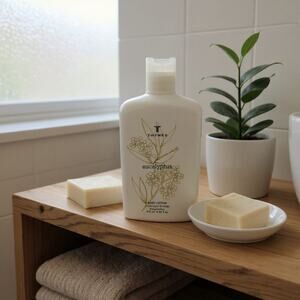 Thymes Eucalyptus Body Lotion - Shea Butter Vitamin E, jojoba Oil, Honey 9.25 oz